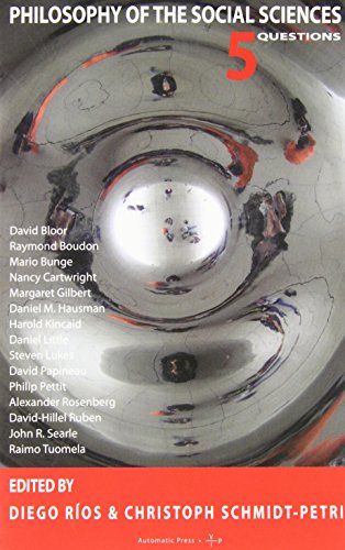 Philosophy Of The Social Sciences 5 Questions [Paperback]