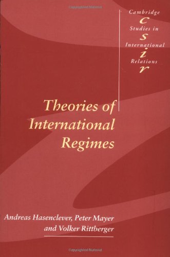 Theories of International Regimes [Paperback]