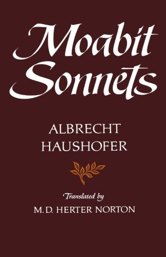 Moabit Sonnets [Paperback]
