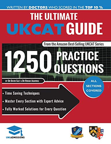 Ultimate Ukcat Guide  1250 Practice Questions Fully Worked Solutions, Time Sav [Paperback]