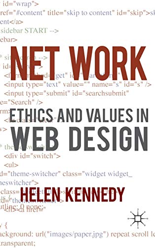Net Work Ethics and Values in Web Design [Hardcover]
