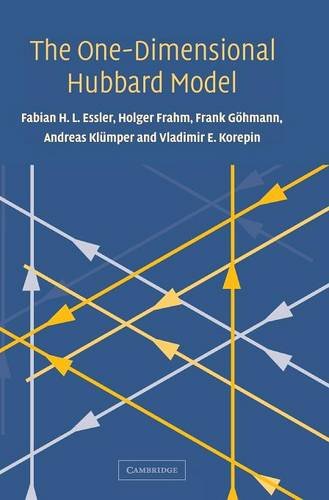 The One-Dimensional Hubbard Model [Hardcover]