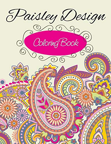 Paisley Designs Coloring Book [Paperback]