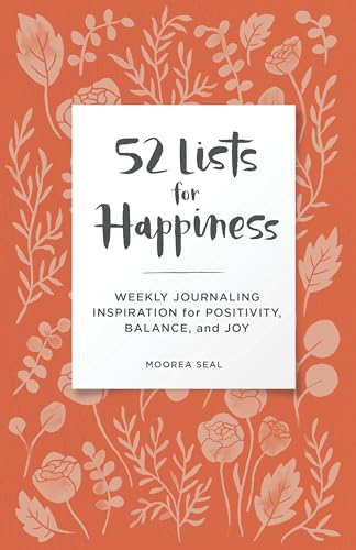 52 Lists for Happiness Floral Pattern Weekly Journaling Inspiration for Positiv [Diary]