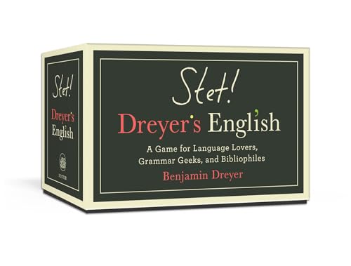 STET! Dreyer's English: A Game for Language Lovers, Grammar Geeks, and Bibliophi [Game]