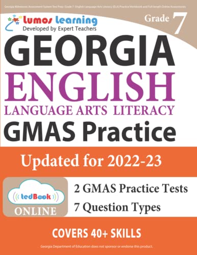 Georgia Milestones Assessment System Test Prep Grade 7 English Language Arts Li [Paperback]