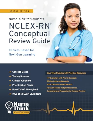 NCLEX-RN Conceptual Review Guide Clinical-Based for Next Gen Learning [Paperback]
