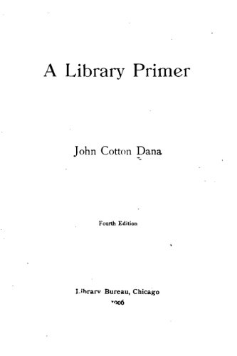 A Library Primer [Paperback]