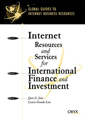 Internet Resources and Services for International Finance and Investment [Paperback]