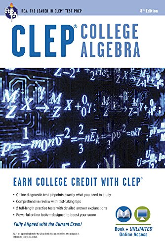 Clep. College Algebra Book + Online (clep Test Preparation) [Paperback]