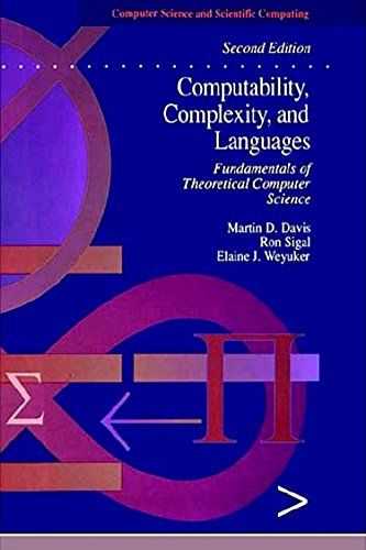 Computability, Complexity, and Languages Fundamentals of Theoretical Computer S [Hardcover]