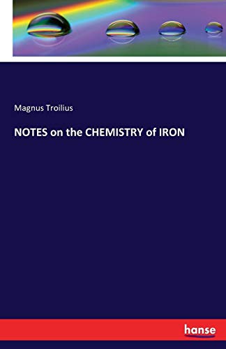 Notes On The Chemistry Of Iron [Paperback]