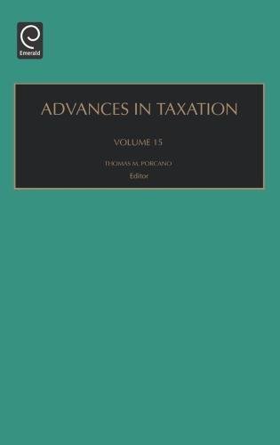 Advances in Taxation [Hardcover]