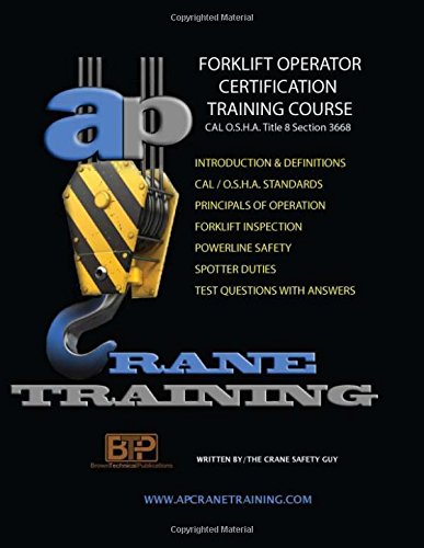 Forklift Operator Training Certification Course [Paperback]