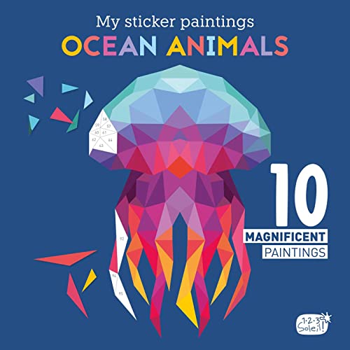 My Sticker Paintings Ocean Animals 10 Magnificent Paintings [Paperback]
