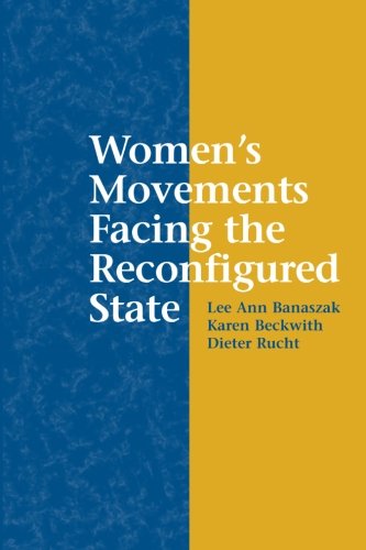 Women's Movements Facing the Reconfigured State [Paperback]