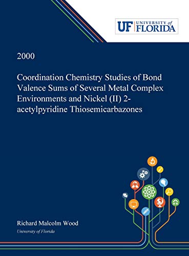 Coordination Chemistry Studies Of Bond Valence Sums Of Several Metal Complex Env