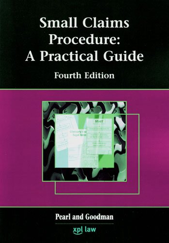 Small Claims Procedure A Practical Guide (fourth Edition) [Paperback]