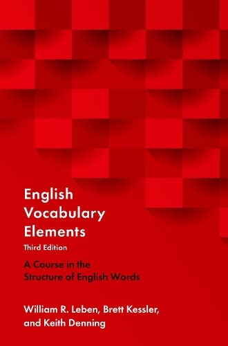English Vocabulary Elements: A Course in the Structure of English Words [Paperback]