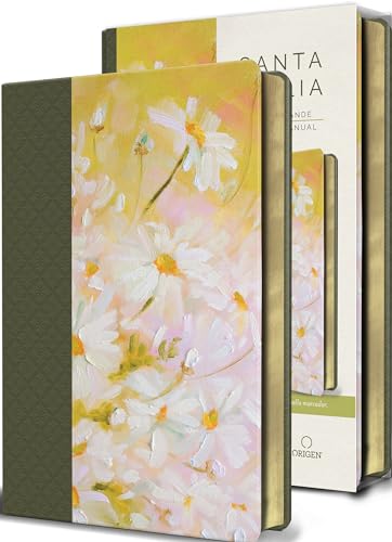 Biblia Reina Valera 1960 letra grande. Piel verde con flores, tamao manual / Sp [Paperback]