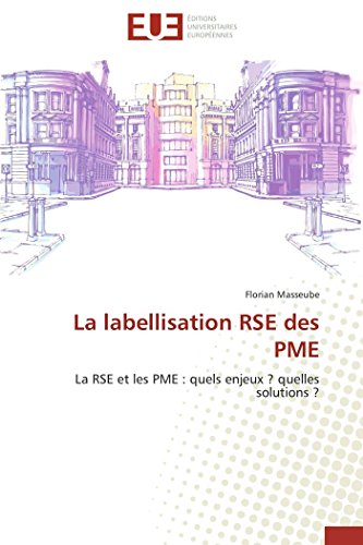 Labellisation Rse des Pme [Paperback]