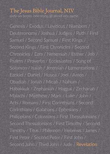 The Jesus Bible Journal, Revelation, NIV, Paperback, Comfort Print [Paperback]