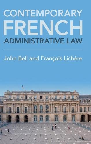 Contemporary French Administrative Law [Hardcover]