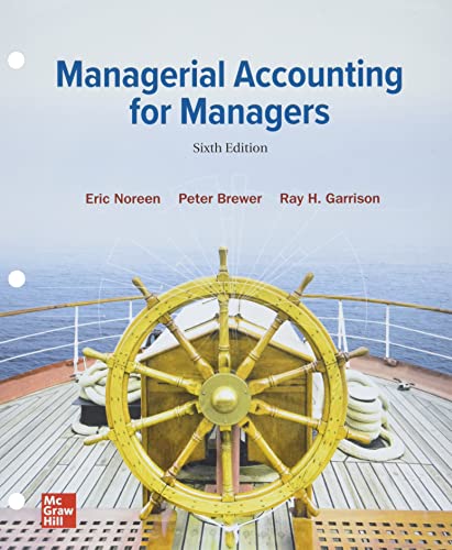 Loose Leaf For Managerial Accounting for Managers [Loose-leaf]