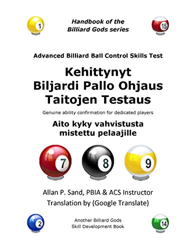Kehittynyt Biljardi Pallo Ohjaus Taitojen Testaus Aito Kyky Vahvistusta Omistet [Paperback]