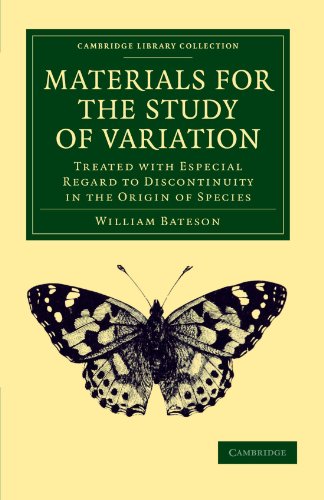 Materials for the Study of Variation Treated with Especial Regard to Discontinu [Paperback]