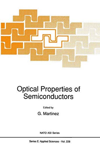 Optical Properties of Semiconductors [Hardcover]