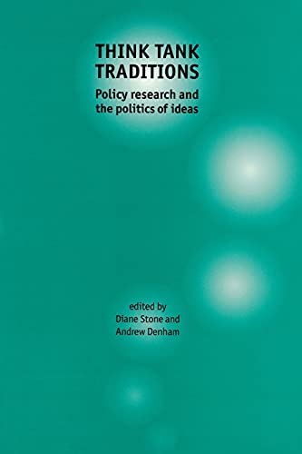 Think tank traditions Policy analysis across nations [Paperback]