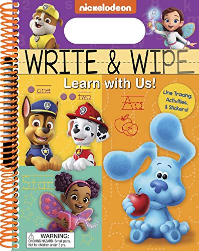 Nickelodeon Write and Wipe Learn with Us [Spiral bound]
