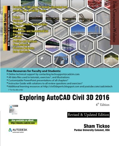 Exploring Autocad Civil 3d 2016, 6th Edition [Paperback]