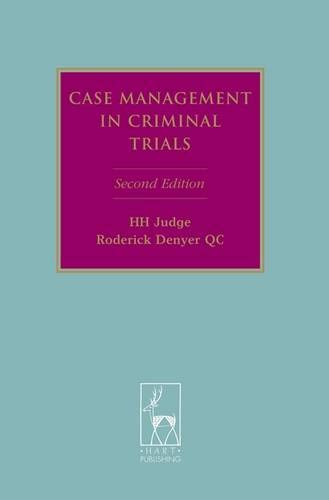 Case Management in Criminal Trials [Paperback]