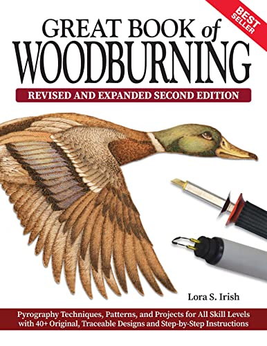 Great Book of Woodburning, Revised and Expanded Second Edition Pyrography Techn [Paperback]