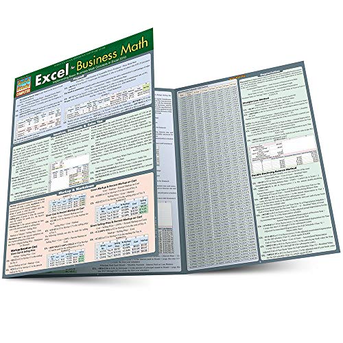 Excel For Business Math [Fold-out book or cha]