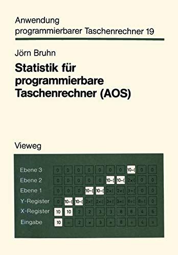 Statistik fr programmierbare Taschenrechner (AOS) Mit 56 Programmen und Progra [Paperback]