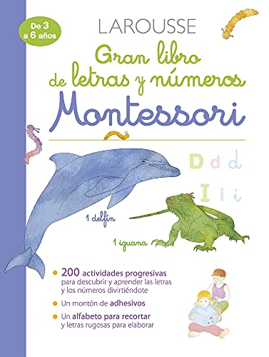 Gran libro de letras y n&250meros Montessori [Paperback]