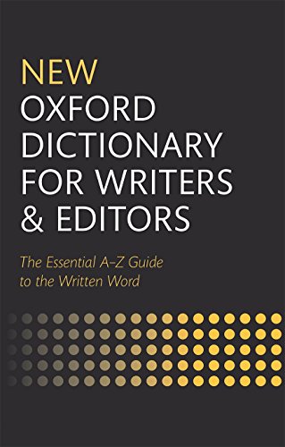 New Oxford Dictionary for Writers and Editors [Hardcover]