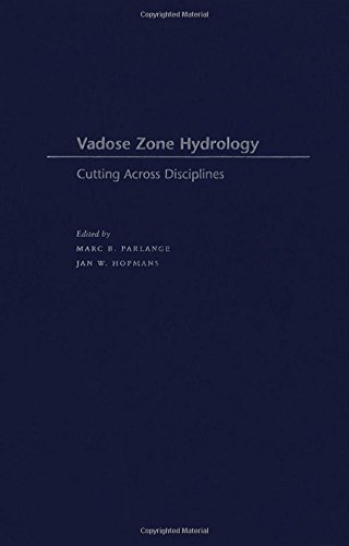 Vadose Zone Hydrology Cutting Across Disciplines [Hardcover]