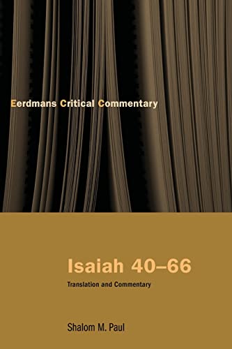 Isaiah 40-66 A Commentary (eerdmans Critical Commentary) [Paperback]