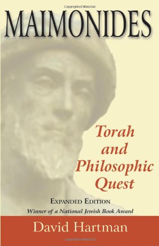 Maimonides, Expanded Edition Torah And Philosophic Quest [Paperback]