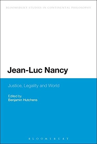Jean-Luc Nancy Justice, Legality and World [Paperback]