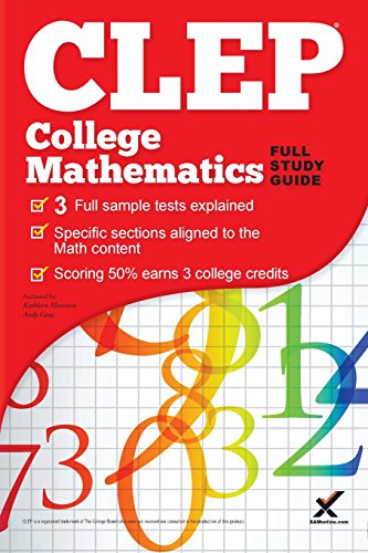 CLEP College Mathematics 2017 [Paperback]
