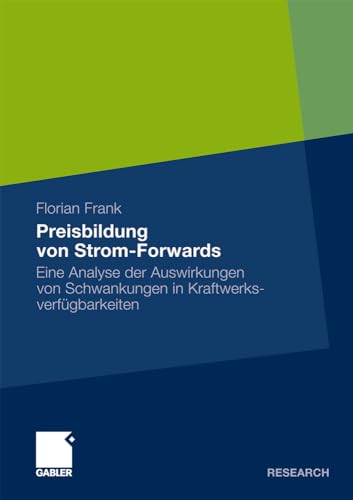 Preisbildung von Strom-Forwards Eine Analyse der Auswirkungen von Schwankungen  [Paperback]