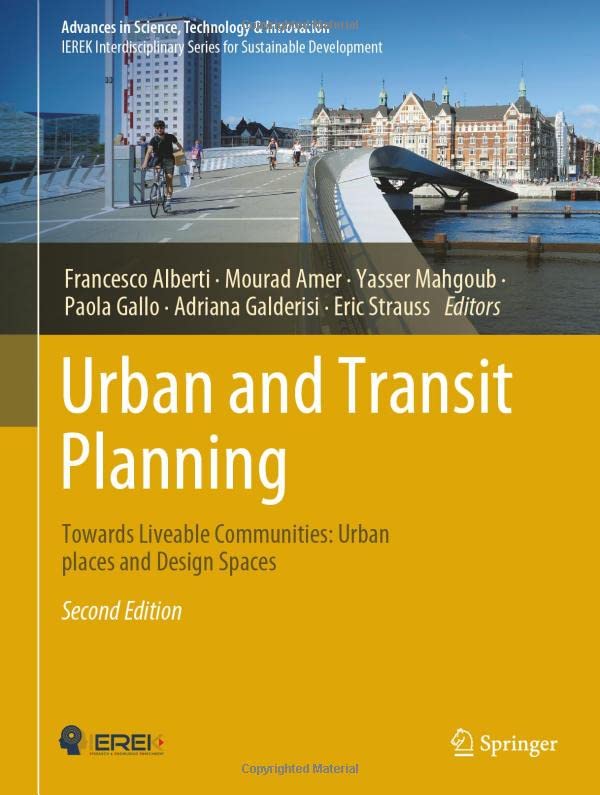 Urban and Transit Planning Towards Liveable Communities Urban places and Desig [Hardcover]