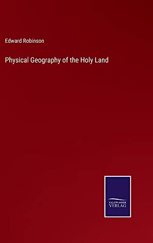 Physical Geography Of The Holy Land