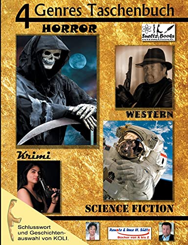 4 Genres Taschenbuch Krimi Sci-Fi Horror Western