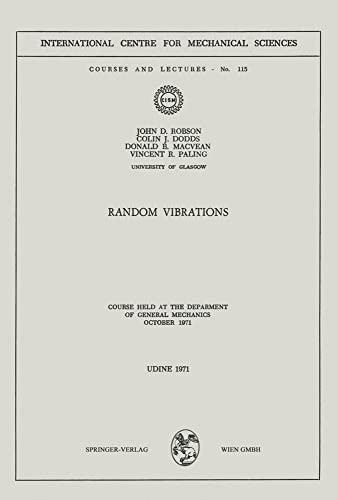 Random Vibrations Course Held at the Department of General Mechanics October 19 [Paperback]